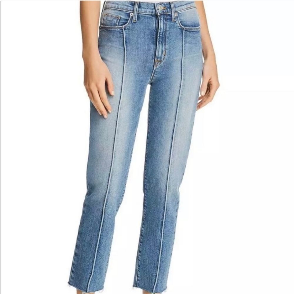 Hudson Zoeey High Rise Straight Crop Jeans